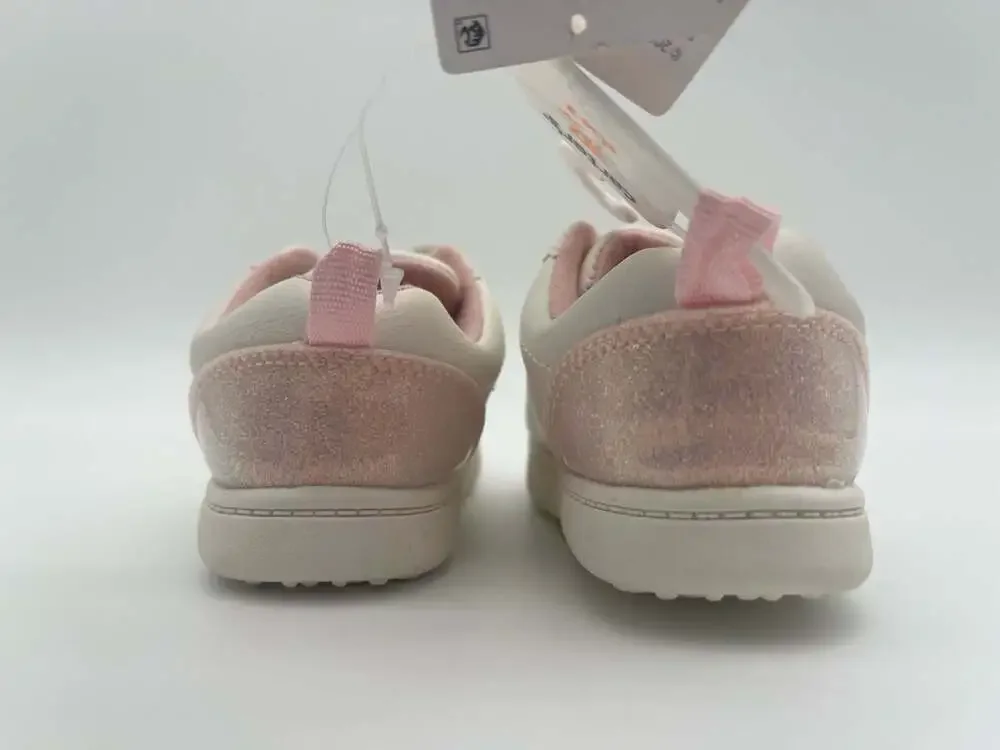 Carter's Every Step Morgan White pink Flower Baby Shoes Size 3 (6-9 Months) NEW